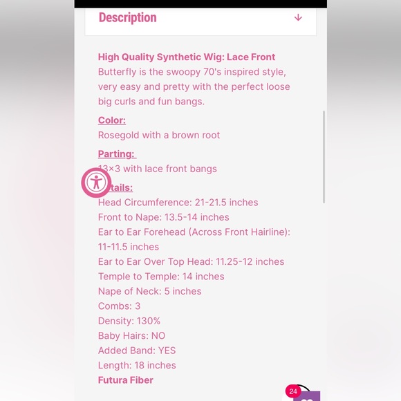 Chelsey Smith Cosmetics Butterfly Brosegold - Picture 5 of 8